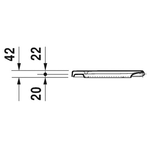 maattekening_2_Duravit_Starck_2_0069810000_toiletzitting_met_deksel_wit