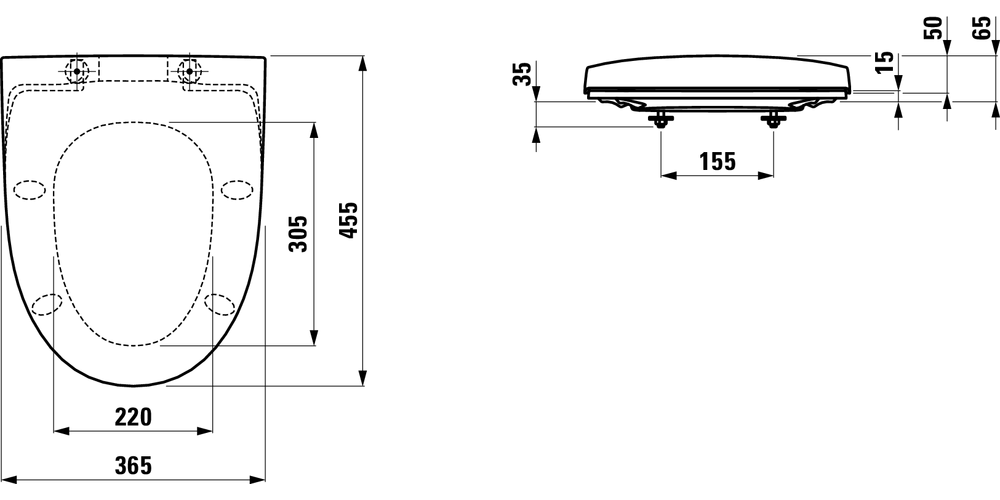 unitazo sdyn su dangiu laufen pro n balta soft-close - schema