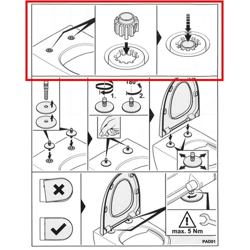 montage_Villeroy_en_Boch_92238400_set_van_2_pluggen_t.b.v._topmontage_toiletzitting