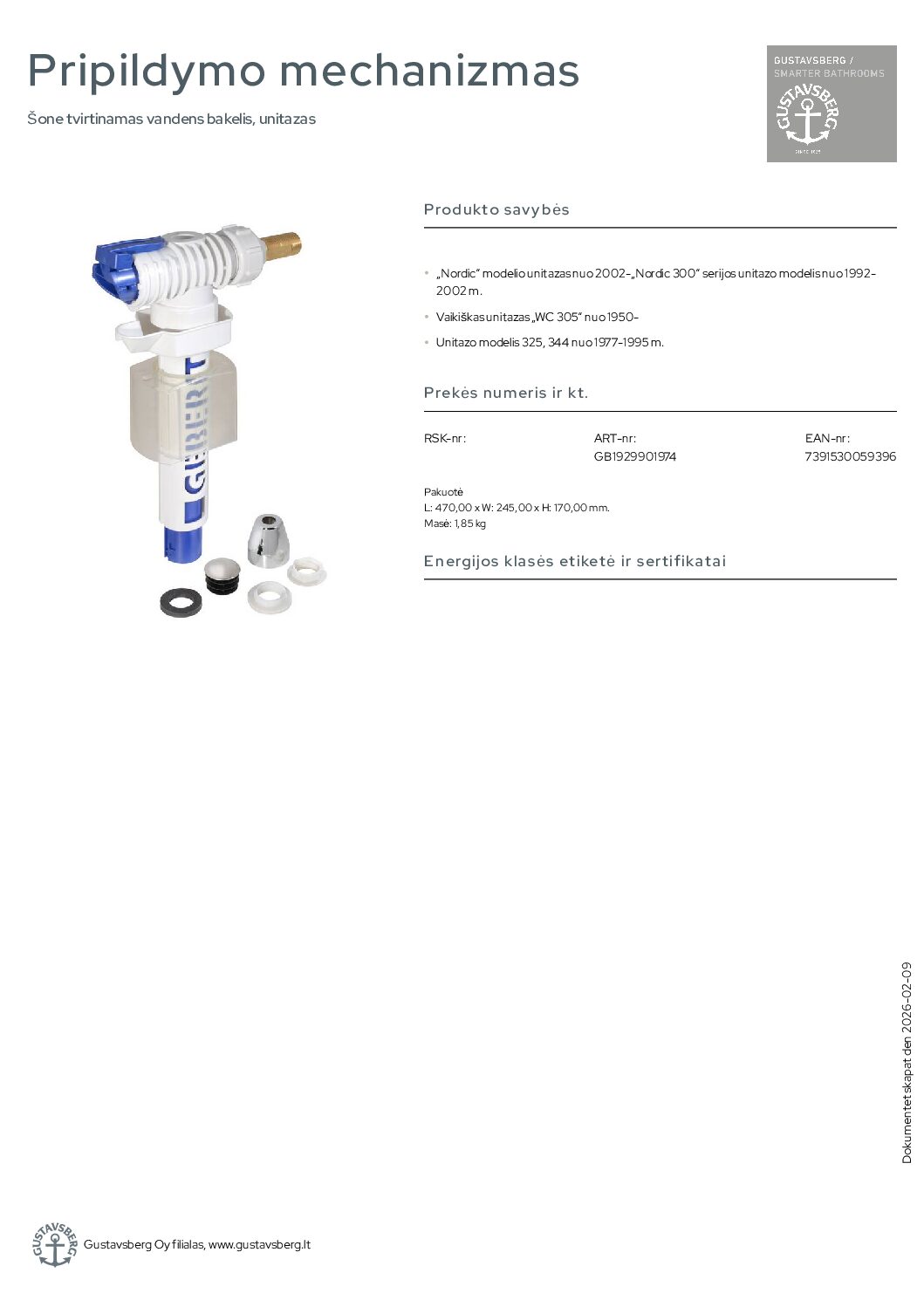 Pripildymo mechanizmas