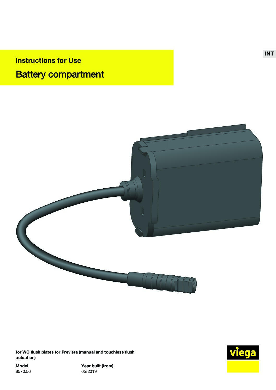 Battery compartment - 8570.56 - V5 - lt - LT
