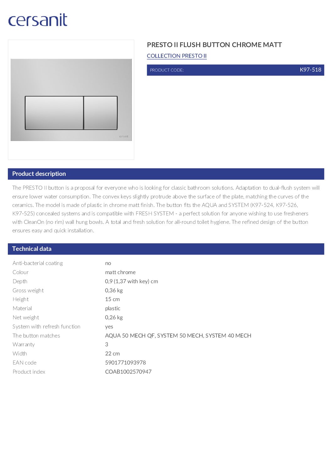 cersanit_presto_ii_flush_button_chrome_matt