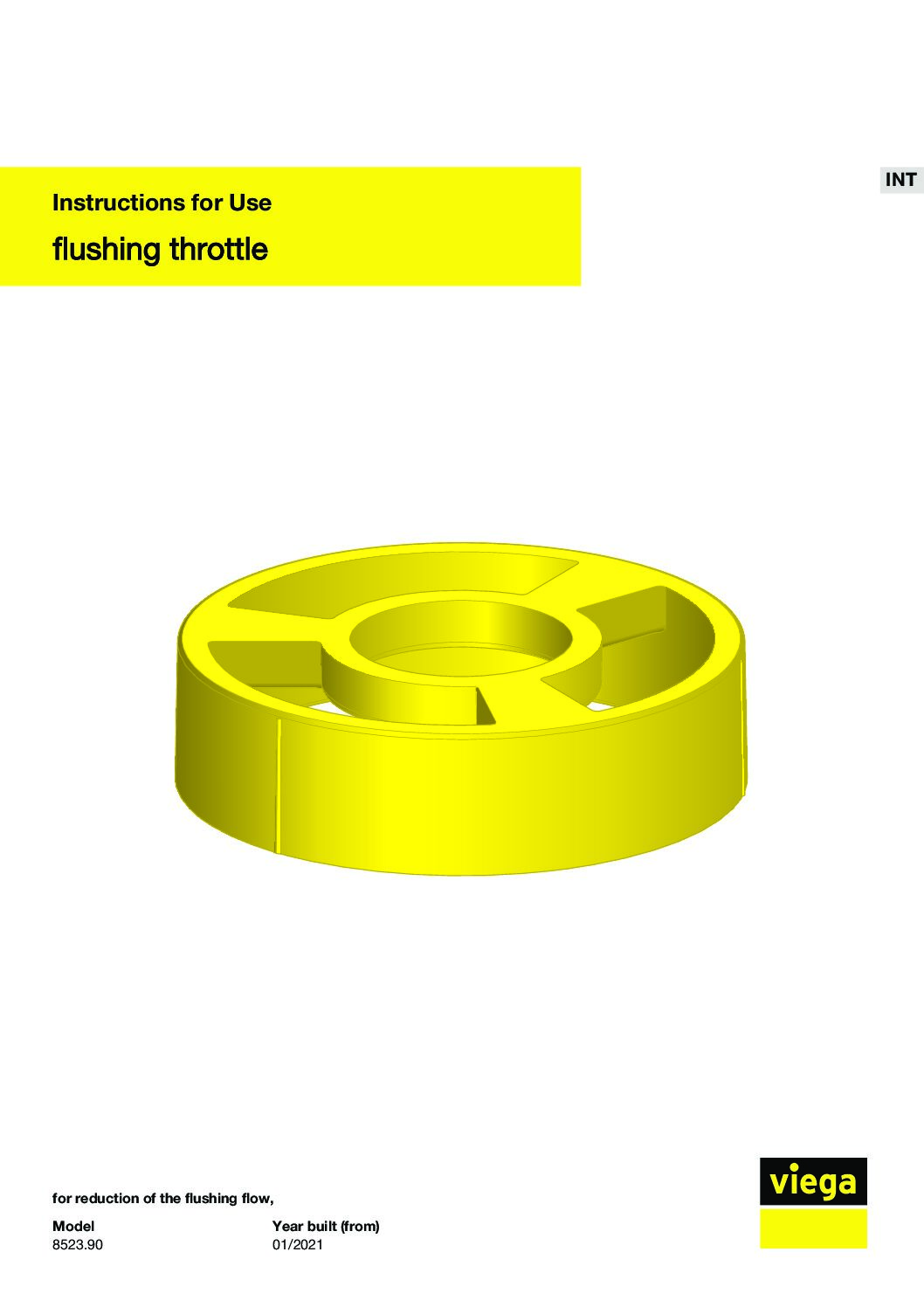 flushing throttle - 8523.90 - V2 - lt - LT